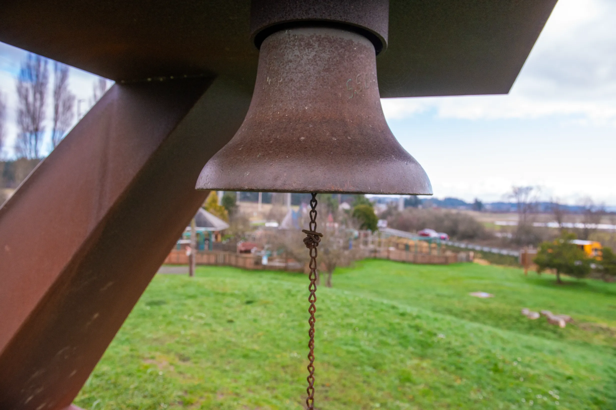Bell from the USS Cape Mears at Freedom Park