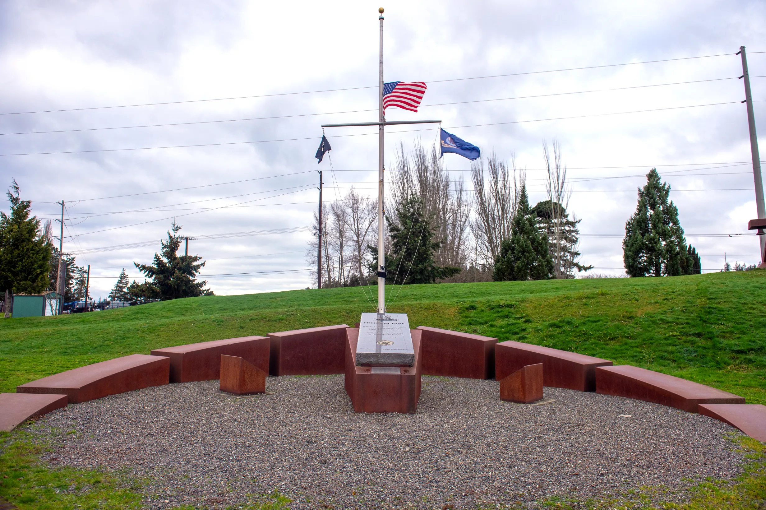Pearl Harbor Survivor Memorial at Freedom Park — Camano Island, WA