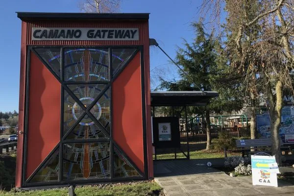 Camano Gateway building exterior — Freedom Park, Camano Island