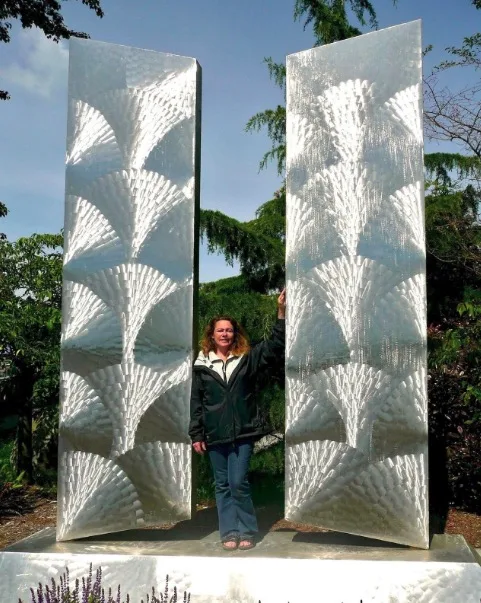 Camano Gateway building in autumn — Freedom Park, Camano Island