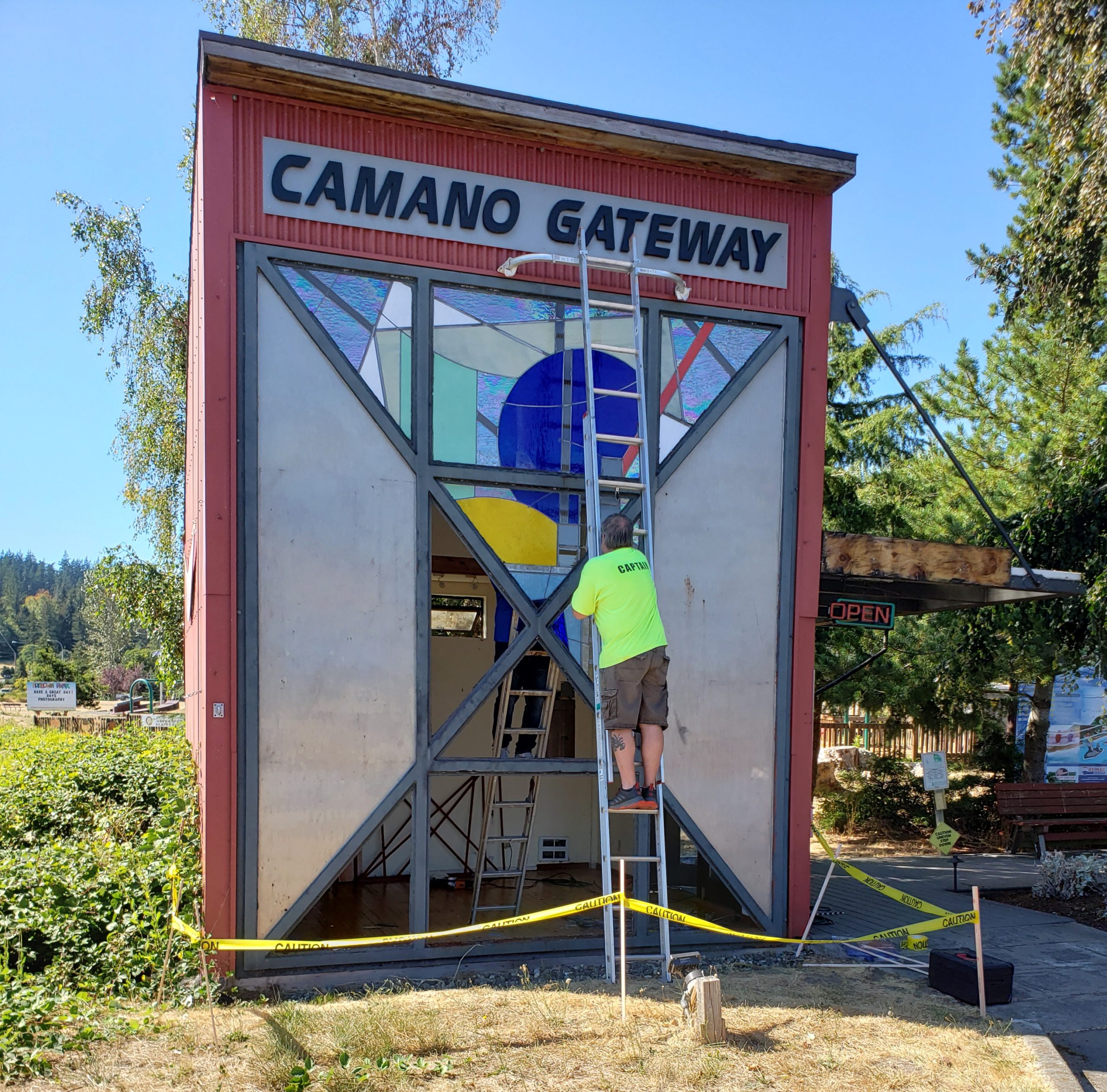 Freedom Park entrance on Camano Island